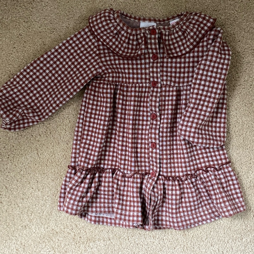 Zara gingham dress